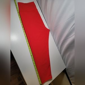 Kinesis leggings size 1X color bright orange plus size